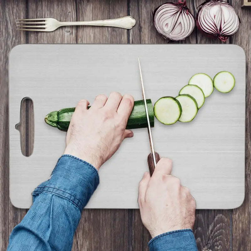 Tábuas De Corte De Titânio Para Cozinha Tábua De Aço